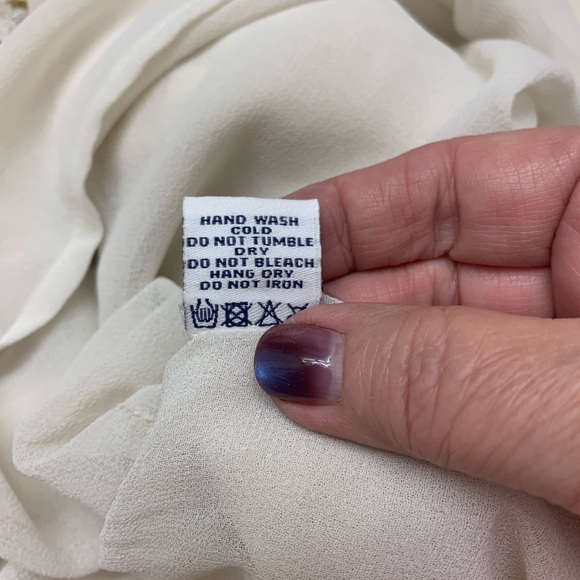 Rhona Sutton Cream Embellished Swim Coverup - Picture 11 of 12